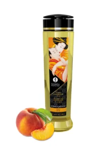 Shunga | Massage Oil Stimulation | 240ml : Peach